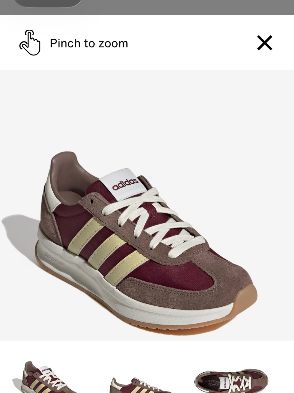 Adidas Run 70s 2.0 Sneaker in brown/maroon - Picture 2 of 8